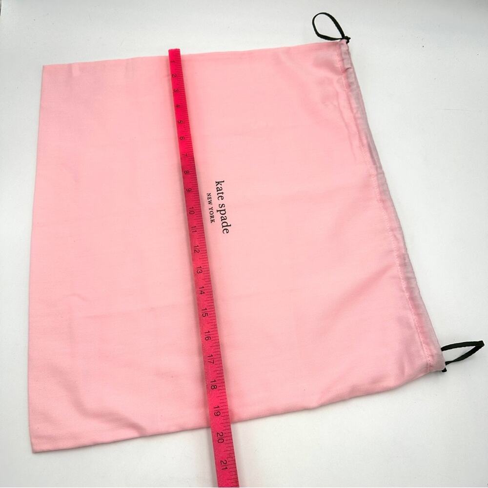 KATE SPADE handbag pink duster bag Size large Drawstring - Picture 3 of 7